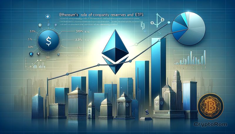 📈 Рост доли Ethereum в резервах компаний и ETF
