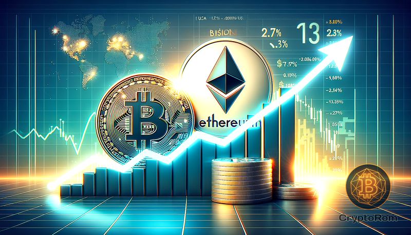 📈 Рост Bitcoin и Ethereum на фоне снижения инфляции в США