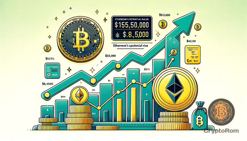 📈 Ethereum может вырасти до $8.5K, если Bitcoin достигнет $150K