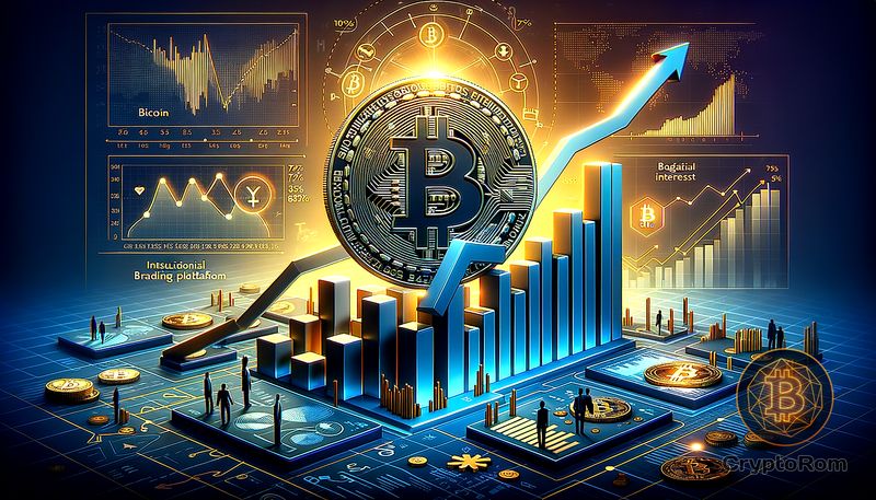 📈 Институциональный объём Bitcoin на Coinbase достиг 75%