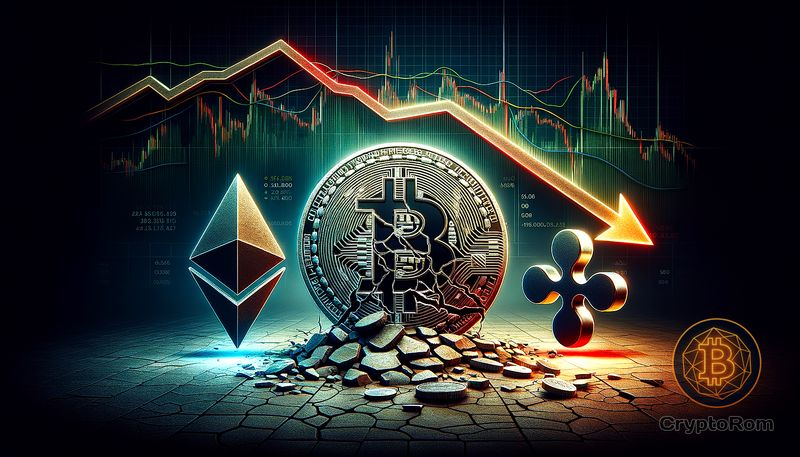 📉 Криптовалютный обвал: BTC, ETH и XRP возглавили $300-миллиардное падение рынка