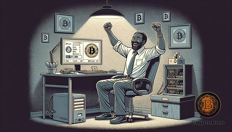 🎉 Одинокий майнер Bitcoin получил вознаграждение в $371,000