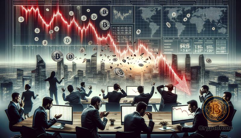 📉 Обвал крипторынка на фоне ликвидаций на $400 млн