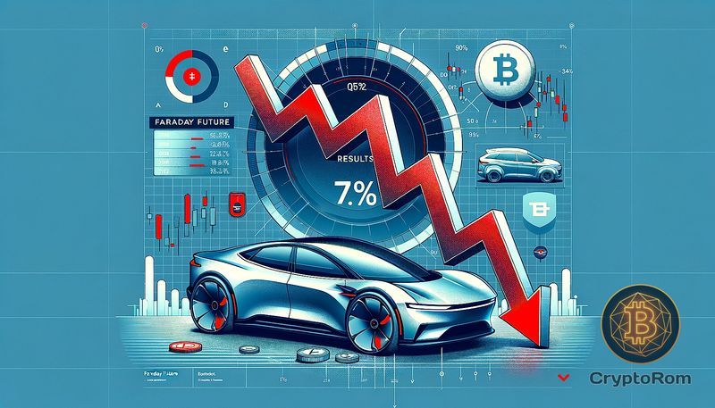 📉 Faraday Future сообщает о снижении на 7% после публикации результатов за второй квартал