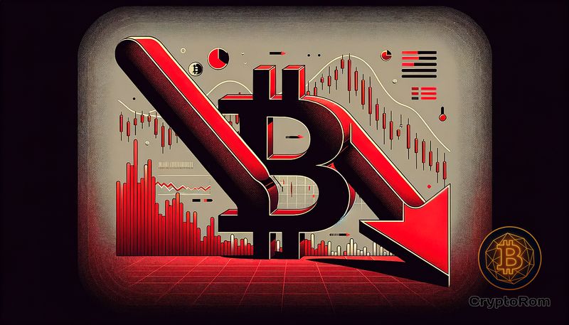 📉 Bitcoin упал из-за опасений по поводу инфляции и экономических данных