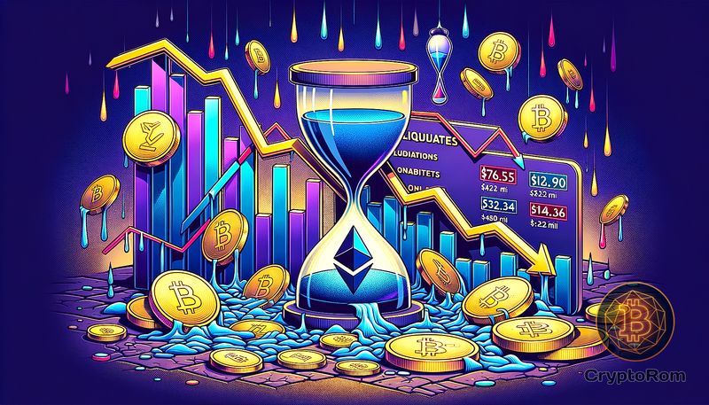 📉 Массовые ликвидации на $449 млн после падения ETH почти на 6%