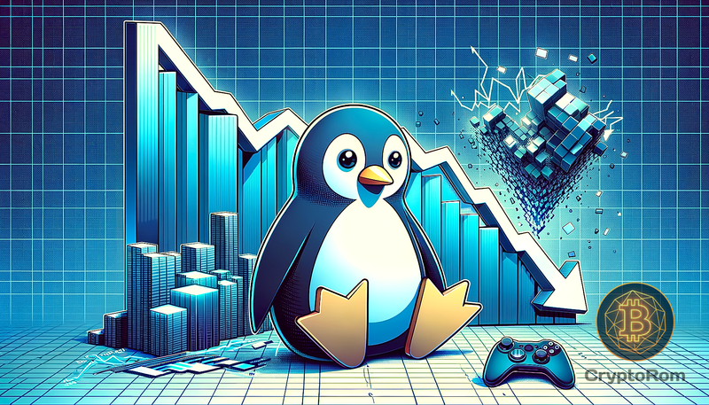 📉 PENGU token потерял 20% в августе на фоне запуска игры Pudgy Party