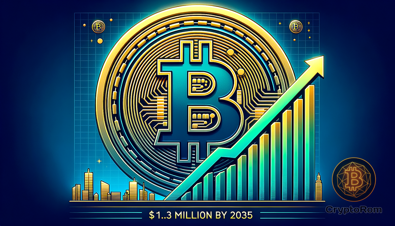 📈 Прогноз роста Bitcoin к $1.3 млн к 2035 году