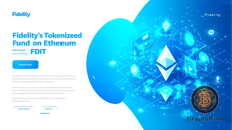 🪙 Fidelity запускает токенизированный фонд на Ethereum