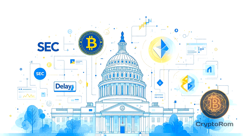 🗓️ SEC откладывает решения по нескольким ETF, связанным с стейкингом и альткойнами