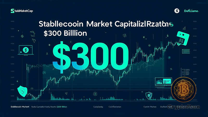 📈 Капитализация стейблкоинов достигла $300 миллиардов