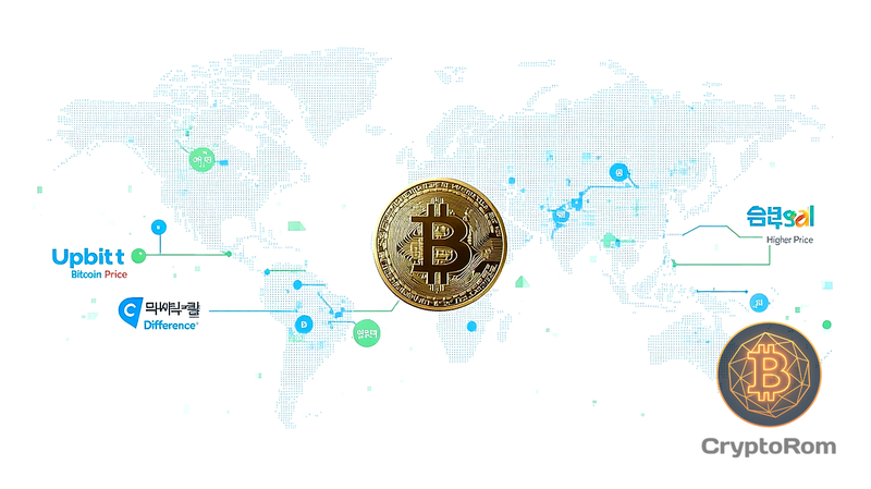 📉 Цена биткоина в Южной Корее ниже мирового индекса