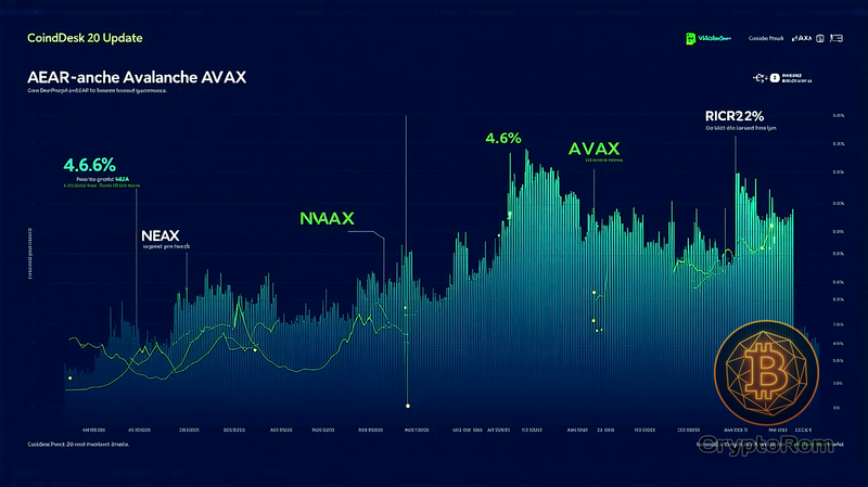 📈 Обновление показателей CoinDesk 20: рост Avalanche (AVAX) на 4.6%