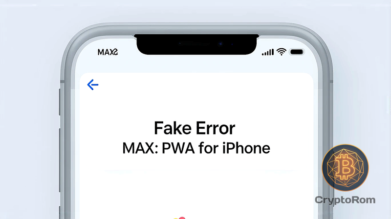 📱 Фейковая ошибка MAX: PWA для iPhone