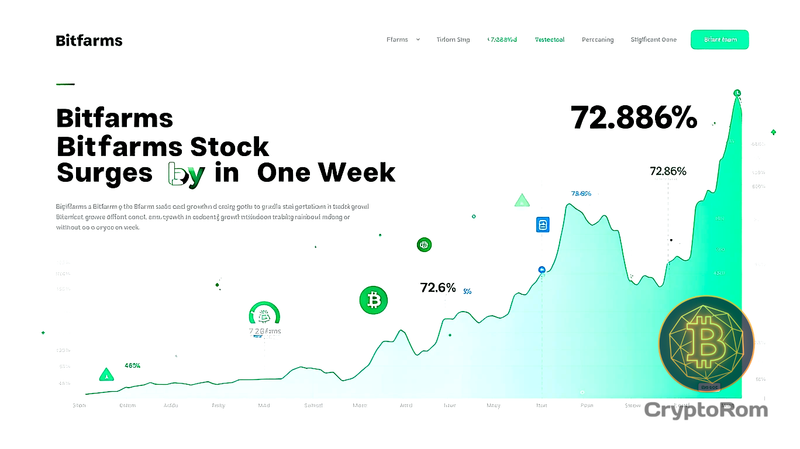 📈 Акции Bitfarms выросли на 72.86% за неделю