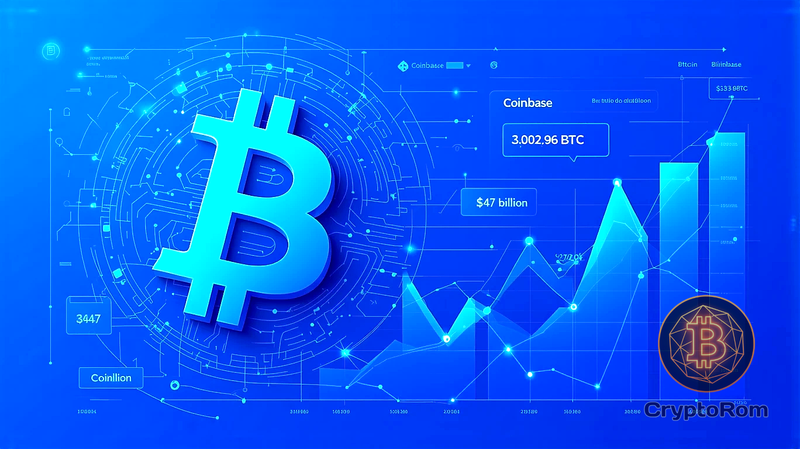📊 Coinbase наращивает запасы биткоинов до 347 миллиардов долларов