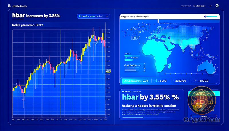 📈 HBAR увеличивается на 3.85% в волатильной сессии
