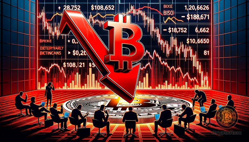 📉 Катастрофическое падение: Bitcoin опустился ниже $109,000