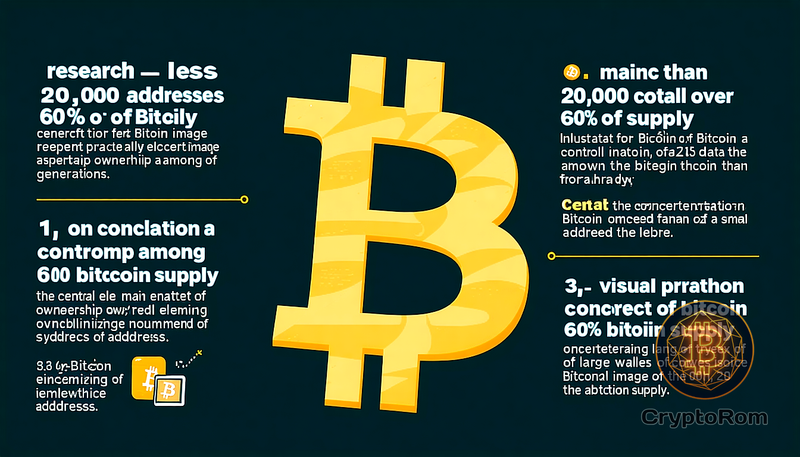 🔍 Исследование: Менее 20,000 адресов контролируют более 60% поставки Bitcoin