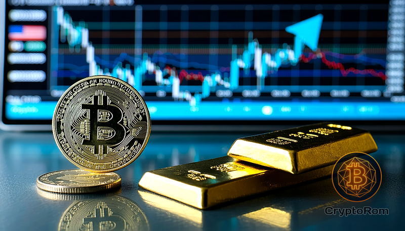 📈 Bitcoin и золото растут на фоне падения акций из-за шатдауна в США