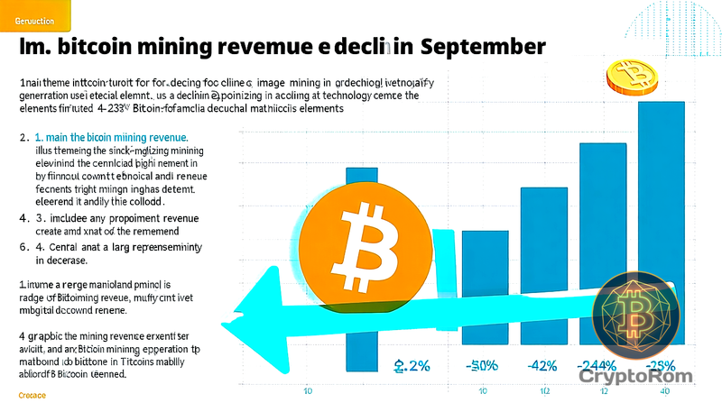 📉 Добыча биткоинов принесла на 4.23% меньше дохода в сентябре