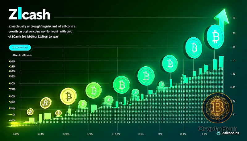 📈 Zcash лидирует: альткоины демонстрируют двузначный рост