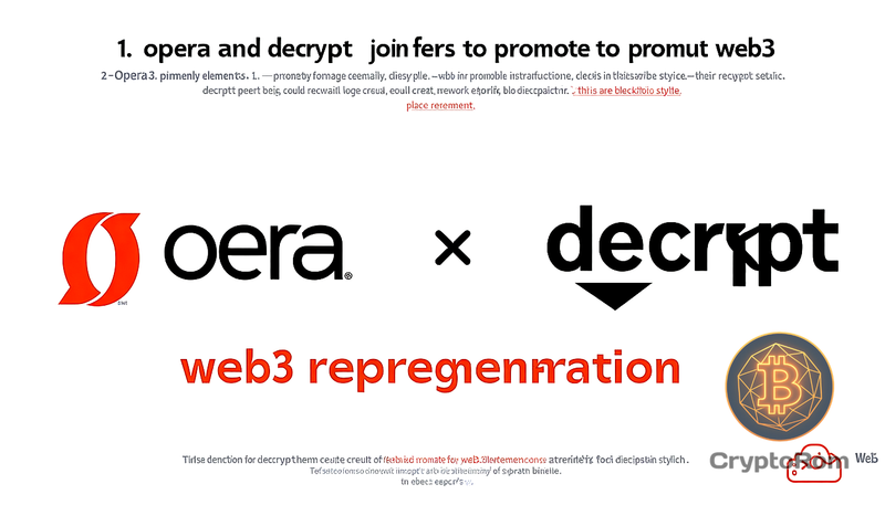 🌐 Opera и Decrypt объединяют усилия для продвижения Web3