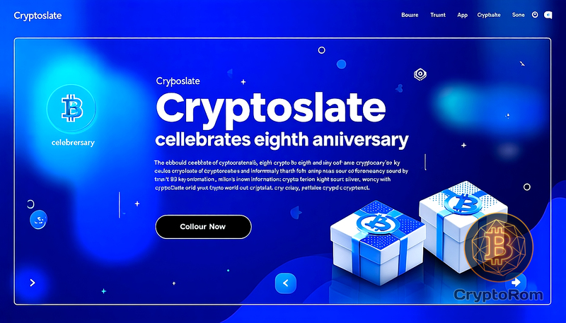 🎉 CryptoSlate отмечает восьмилетний юбилей