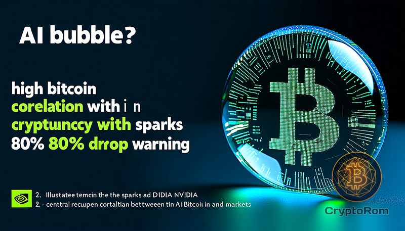 💻 Пузырь ИИ? Высокая корреляция Bitcoin с Nvidia вызывает предупреждение о падении на 80%