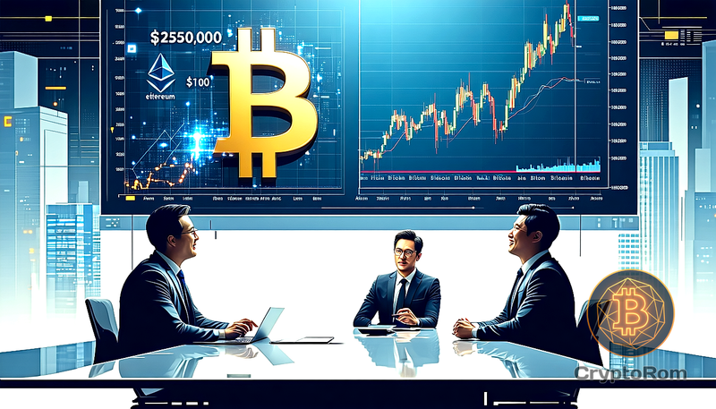📈 Биткойн на $250K, Эфириум на $12K: прогнозы Артура Хейса и Тома Ли