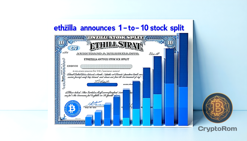 📉 ETHZilla объявила о дроблении акций 1 к 10