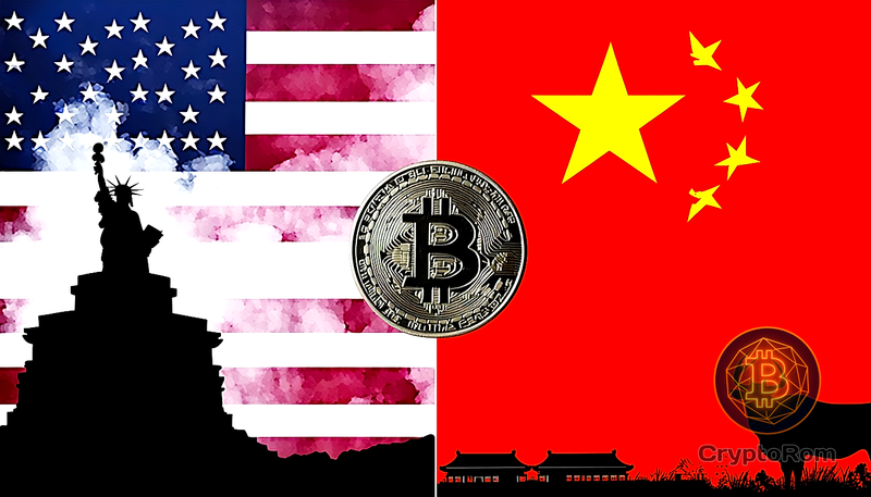 📉 Bitcoin падает, акции обесцениваются: Китай обвиняет США в панике