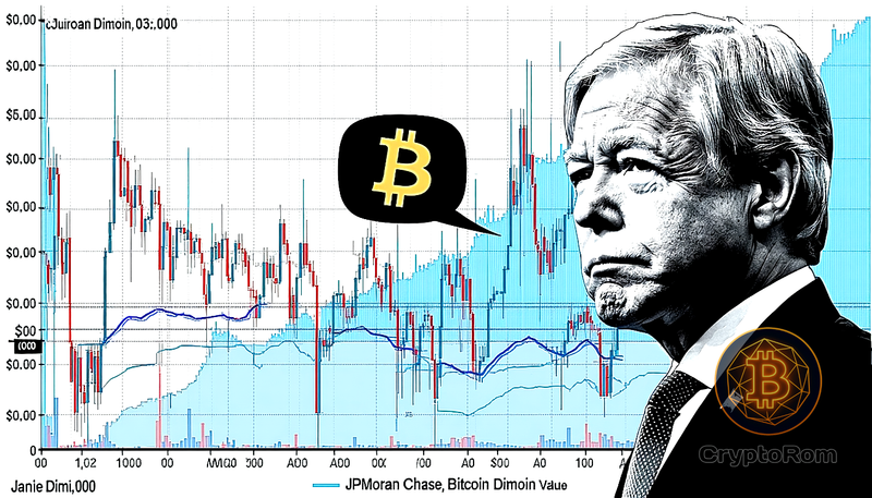 📉 Биткоин падает после заявления Джейми Даймона