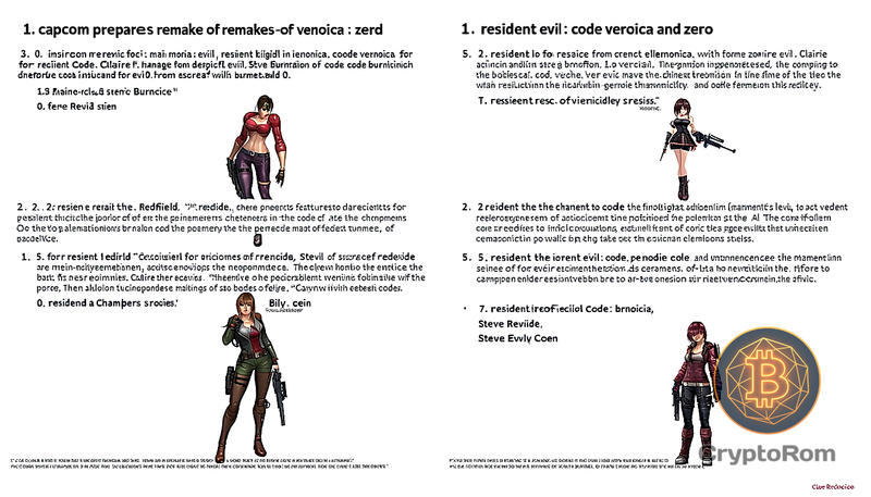 🕹️ Capcom готовит ремейки Resident Evil: Code Veronica и Zero