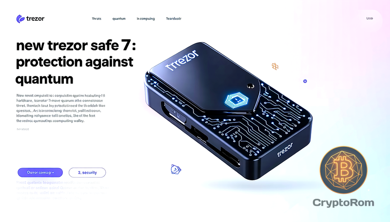 🔒 Новый Trezor Safe 7: Защита от квантовых угроз
