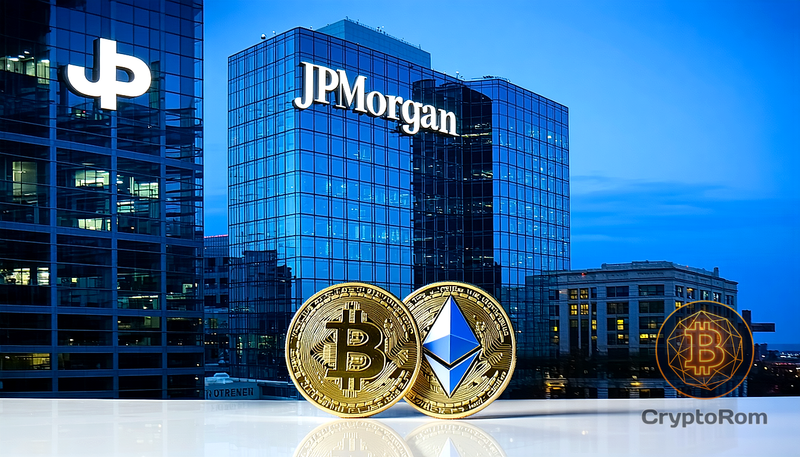 📈 JPMorgan разрешит использовать Bitcoin и Ethereum как залог