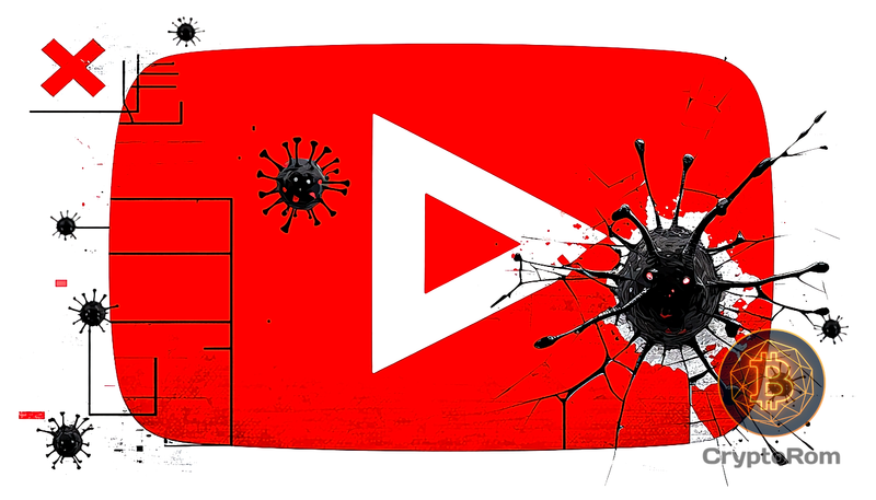 🚫 YouTube удалил 3000 видеороликов с вредоносным ПО