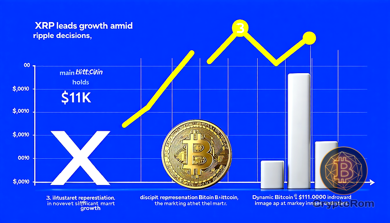 📉 XRP лидирует в росте на фоне решений Ripple, Bitcoin удерживает $111K