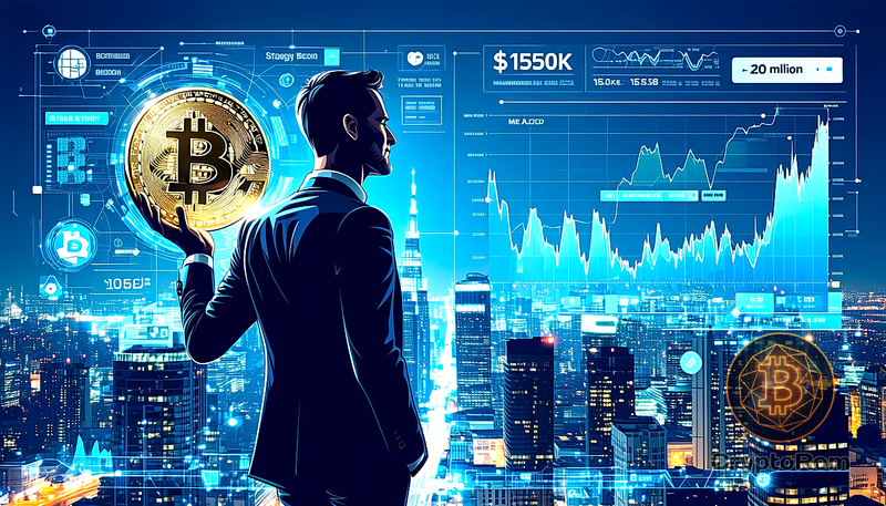 📈 Прогноз Сейлора: Bitcoin к $150K к концу года, $20 миллионов в перспективе