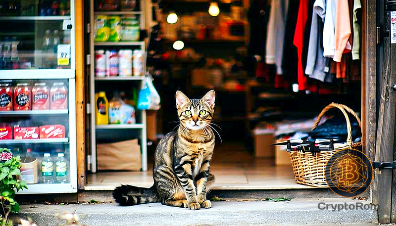 🐱 Кот из магазина становится мемом после гибели от беспилотника