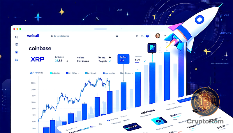 📈 XRP-фьючерсы запущены для американских трейдеров на Webull через платформу Coinbase Derivatives