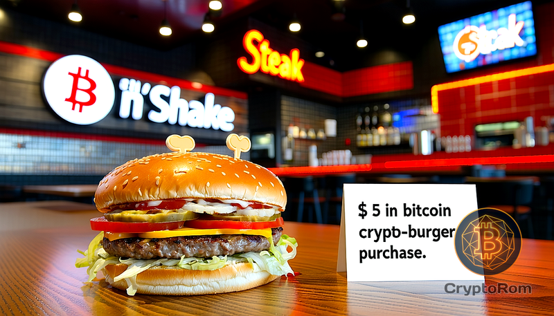 🍔 Бургер с биткоинами: реальность в Steak 'n Shake