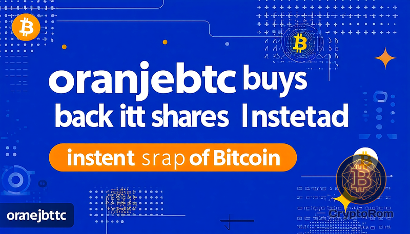 📈 OranjeBTC покупает свои акции вместо Bitcoin