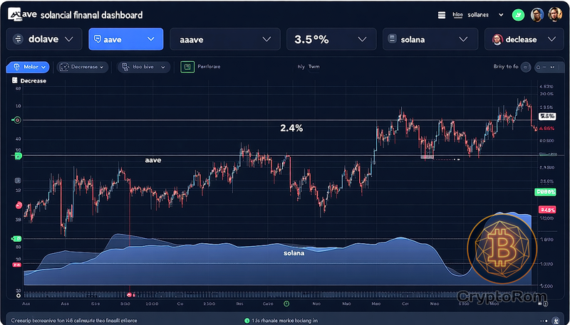📉 AAVE падает на 3,5% на фоне снижения индекса