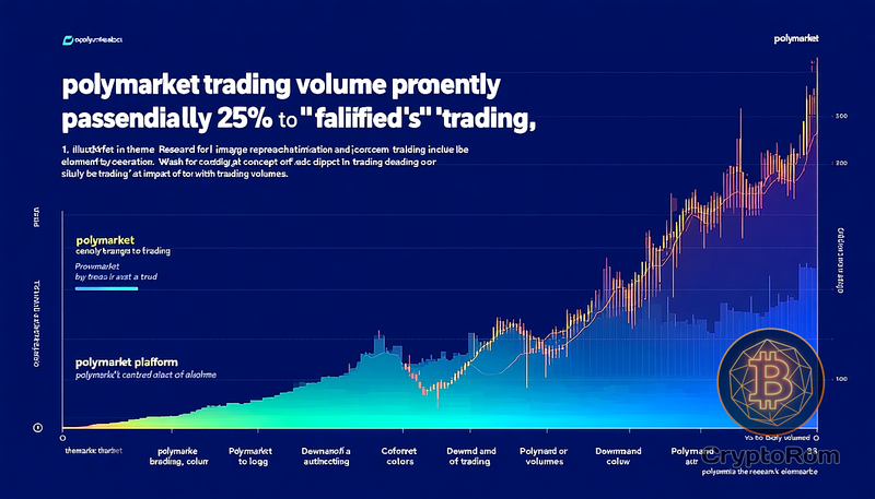 📉 Объем торгов Polymarket может быть на 25% фальсифицирован, согласно исследованию Columbia