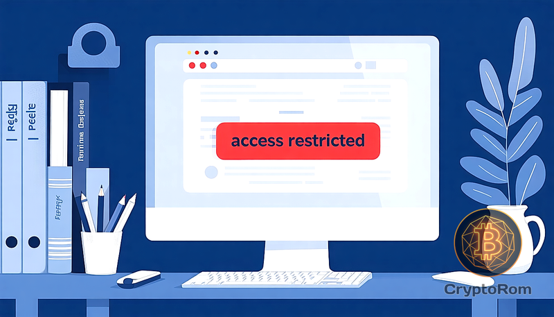 🚫 Блокировка страниц Ledger в Великобритании из-за новых правил
