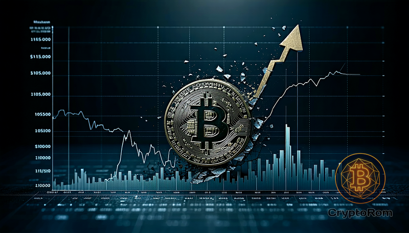 📉 Bitcoin снижается до $105K после отскока от сопротивления