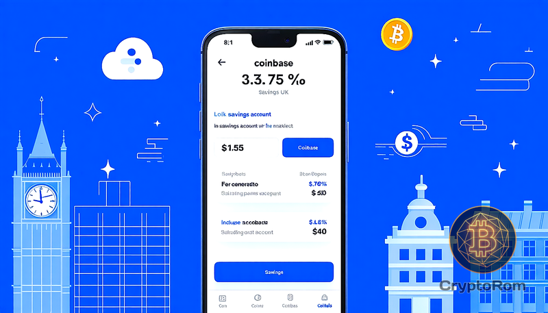 💰 Coinbase запускает сберегательный счет в Великобритании с доходностью 3.75%