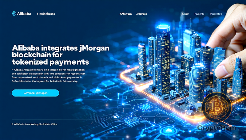🔗 Alibaba интегрирует блокчейн JPMorgan для токенизированных платежей