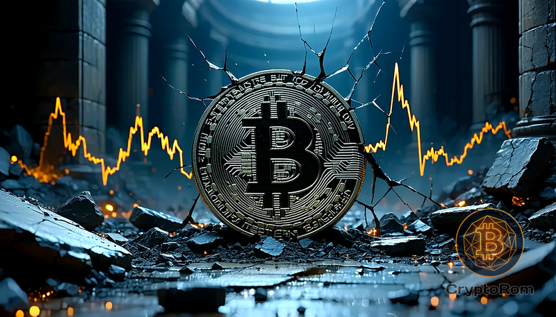 📉 Биткоин переживает медвежий крест и экстремальный страх